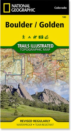 Trails Illustrated Boulder / Golden Area Map - Colorado