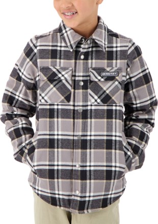 Obermeyer Avery Flannel Insulated Shirt Jacket - Berm Plaid - Boys' 1