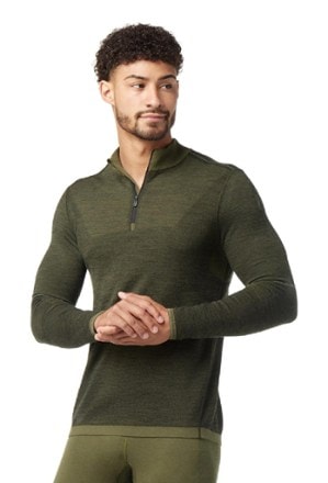 Smartwool Intraknit Thermal Max Quarter-Zip Base Layer Top - Men's 1