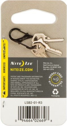 Nite Ize S-Biner SlideLock Stainless Steel #2 Dual Carabiner 3