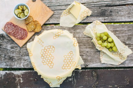 Bee's Wrap Honeycomb Print Wraps - Set of 3 4