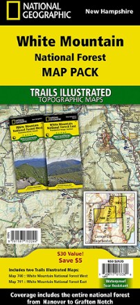 National Geographic White Mountains Map Pack 0