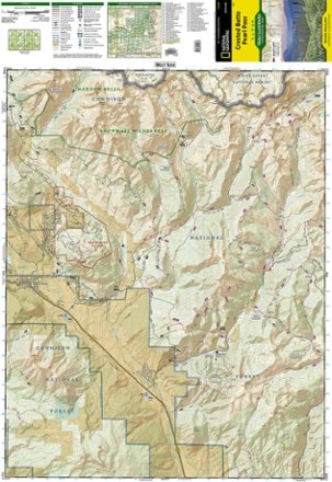 National Geographic Crested Butte Pearl Pass Map 2