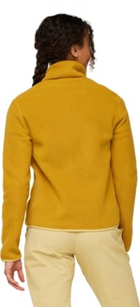 Yellow fleece sweater hot sale