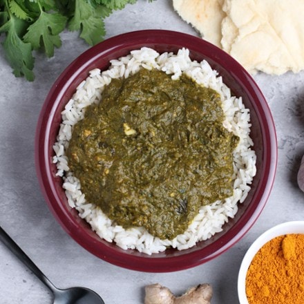Heather's Choice Spinach Curry with Chicken and Rice - 1 Serving 2