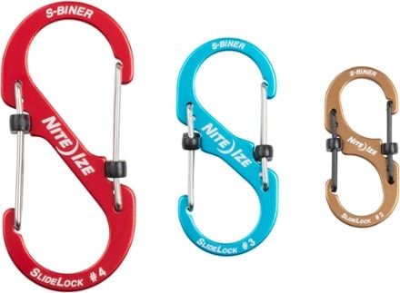 Nite Ize S-Biner Dual SlideLock Carabiners - Package of 3 0