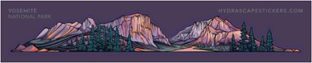 Hydrascape Stickers Yosemite Miniscape Sticker 0