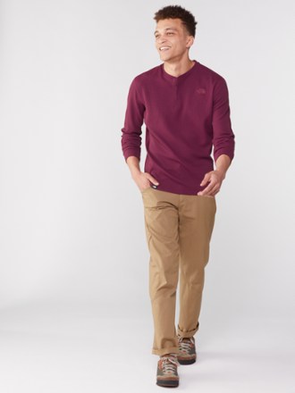 north face henley mens