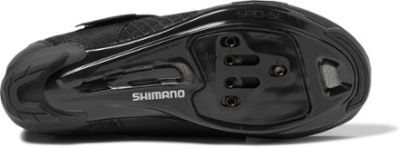 Shimano IC1 Indoor Cycling Shoes - Women's Sole view (Black)