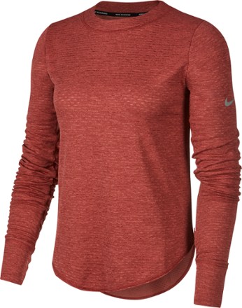 nike women's element crew top