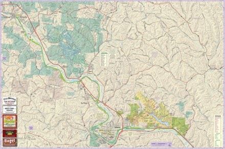Purple Lizard Maps Athens-Zaleski Ohio State Forests and Parks Map - 2nd Edition 4