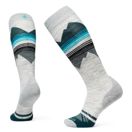 Ski Targeted Cushion Pattern Over The Calf Socks - Women's