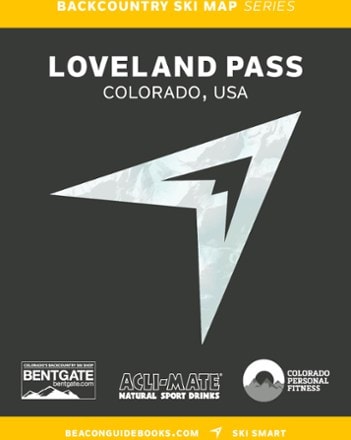 Beacon Guidebooks Backcountry Ski Map: Loveland Pass, Colorado 0