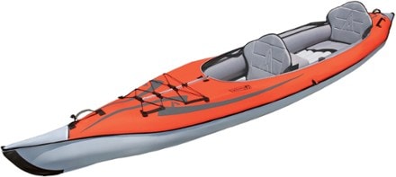 Advanced Elements AdvancedFrame Convertible Sit-In Tandem Inflatable Touring Kayak with Pump - 15' 0
