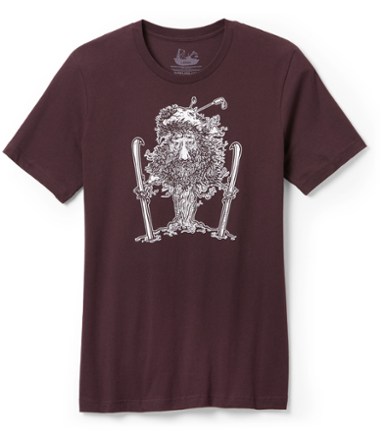Slow Loris Ski Tree Dude T-Shirt 0