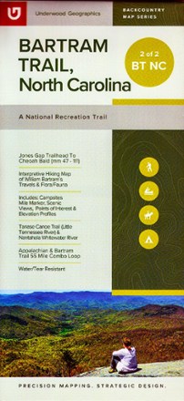 Underwood Geographics Bartram Trail Map - North Carolina 0