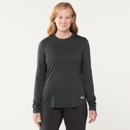 REIページ REI Co-op Heavyweight Merino Long-Sleeve Base Layer Crew Top