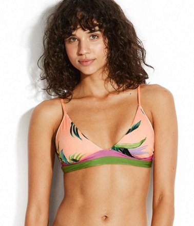 Seafolly Las Palmas Fixed Tri Bra Swimsuit Top - Women's