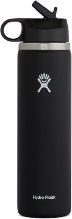 Hydro Flask Wide-Mouth Vacuum Water Bottle with Straw Lid - 24 fl. oz. 0