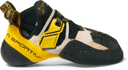 La Sportiva Men&s Solution Climbing Shoe - 44.5 - White / Yellow