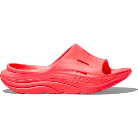 HOKA ORA Recovery 3 Slides Red 6 Mens/8 Womens