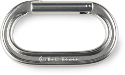 Black Diamond Oval Carabiner - Package of 3 Single carabiner  (Polished)