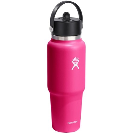 Hydro Flask Wide-Mouth Travel Vacuum Water Bottle with Flex Straw Cap - 32 fl. oz. 1