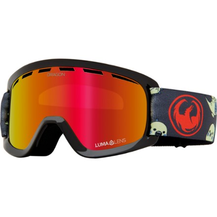 Dragon Dragon Lil D Snow Goggles  Black Red Ion - $55.00 at REI.com