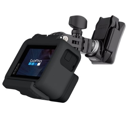 GoPro Helmet Front and Side Mount Back view