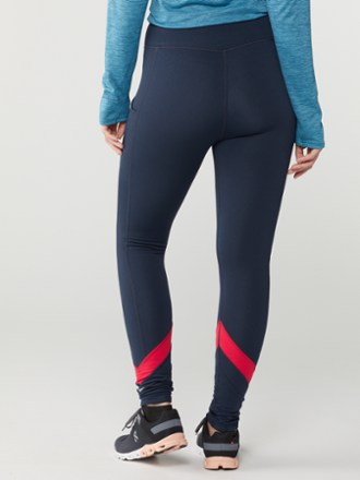 Smartwool Merino Sport Fleece Colorblock Tights - Women's 2