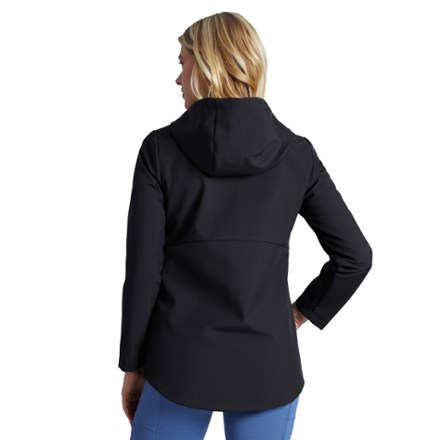 Ouray Sportswear Giacca Softshell Donna Raider | Leggera Con Cappuccio, Tasche Frontali E Interne, Antivento