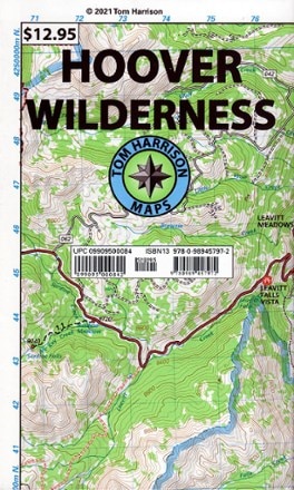 Tom Harrison Cartography Hoover Wilderness Map 0