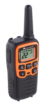 Midland T51VP3 2-Way Radios - Pair with Charger Side view