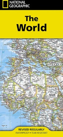 National Geographic World Map - Folded 0