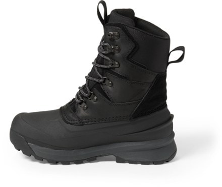 The North Face Chilkat V 400 Waterproof Boots - Men's Left view (Tnf Black/Asphalt Grey)