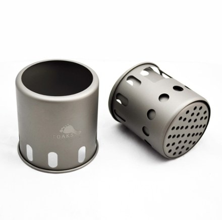 TOAKS Titanium Backpacking Wood Burning Stove - Small 1