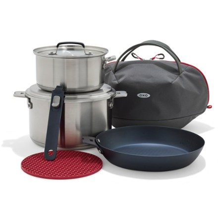 Camp Cookware Set with Travel Bag