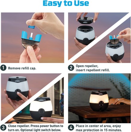 Thermacell EL55 Rechargeable Mosquito Repeller and Glow Light 4