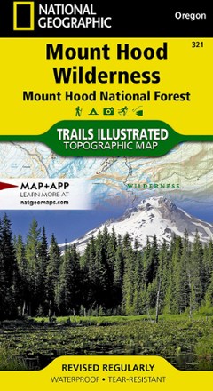 National Geographic Mount Hood Wilderness Topographic Map 0