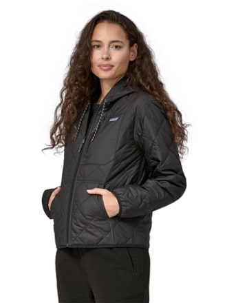 Patagonia Diamond Quilted Bomber Insulated Hoodie Women s REI Co op