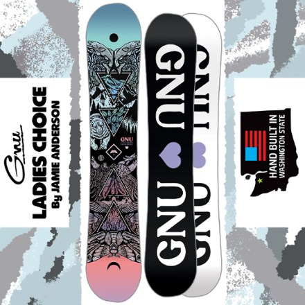 GNU Ladies Choice Snowboard - Women's - 2023/2024 1