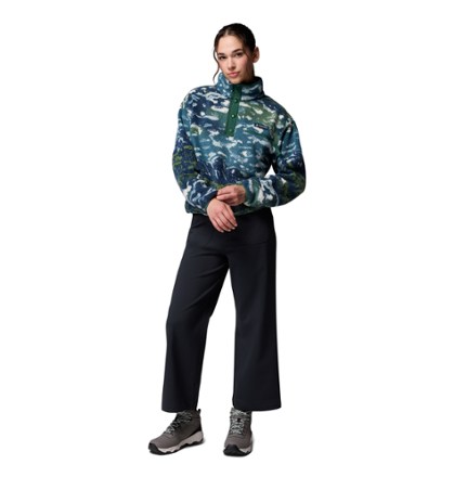 niko　カトルセ　ロイフラ別注　裾レイヤード　アシンメトリージャケット Columbia Helvetia II Cropped Half-Snap Fleece Pullover - Women's