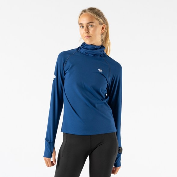 On Body Image of color Navy Peony