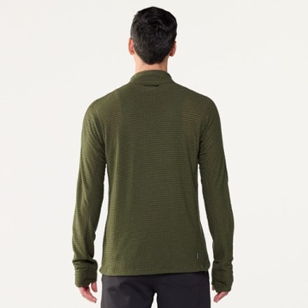 Icebreaker Merino 400 RealFleece Grid Peaksland Long-Sleeve Half-Zip - Men's 2
