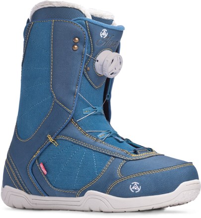 denim winter boots