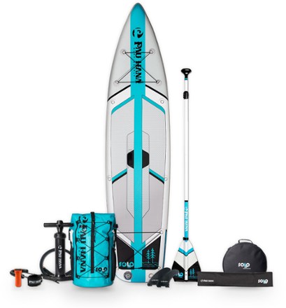 Pau Hana Solo Backcountry Inflatable Stand Up Paddle Board with Paddle - 10'10" 0