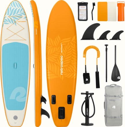 Retrospec 2 Inflatable Stand Up Paddle Board with Paddle | REI Co-op