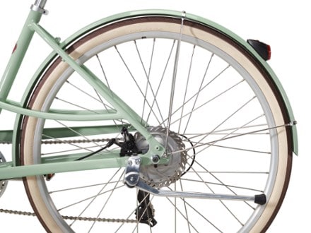 Electra Loft Go! 7D EQ Step-Thru Electric Bike Rear fender & disc brakes (Matcha Green)