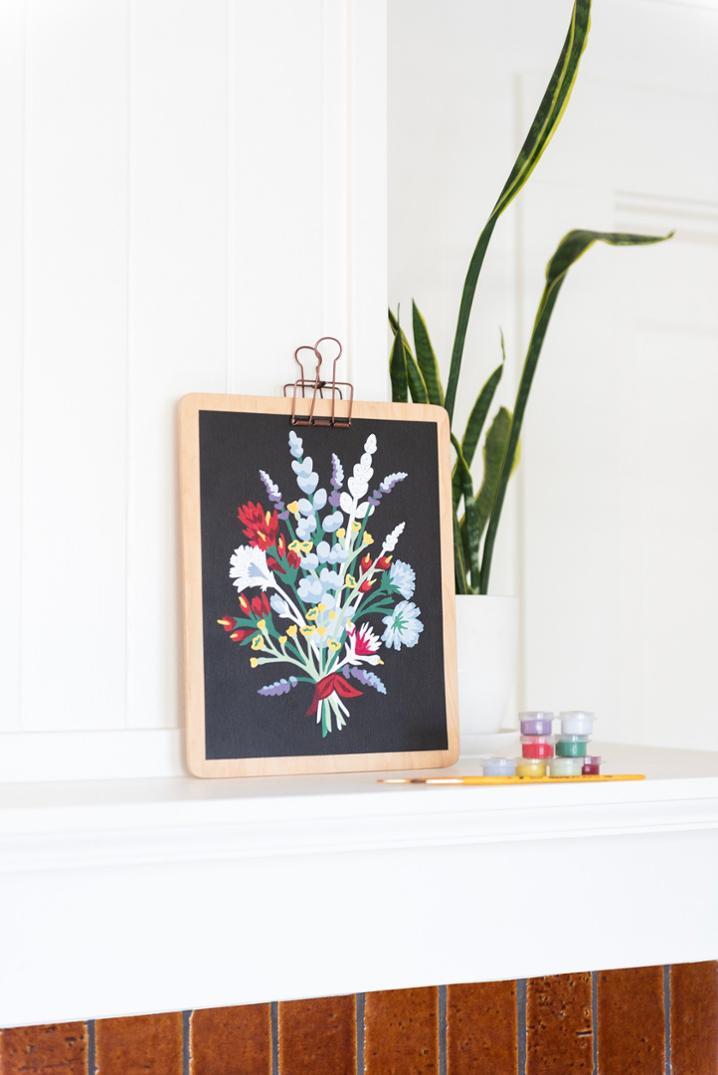 Location Image for Oregon Wildflower Bouquet Paint-by-Number Kit