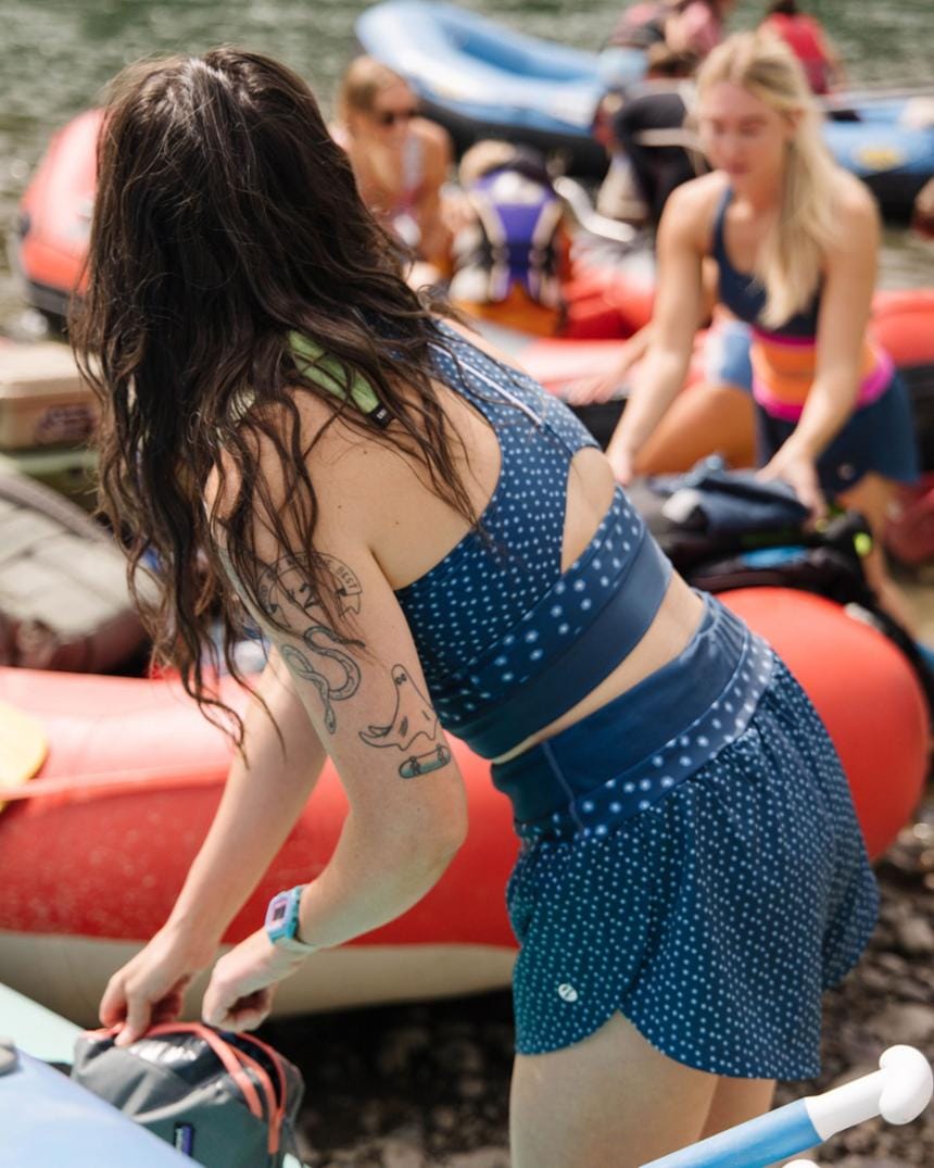 Location Image for Cut Back Crop Swimsuit Top - Women's